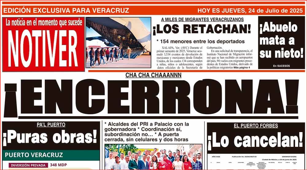 LA PORTADA - JUEVES 24 DE JULIO 2025