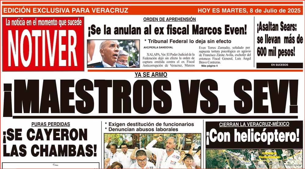 LA PORTADA - MARTES 8 DE JULIO 2025