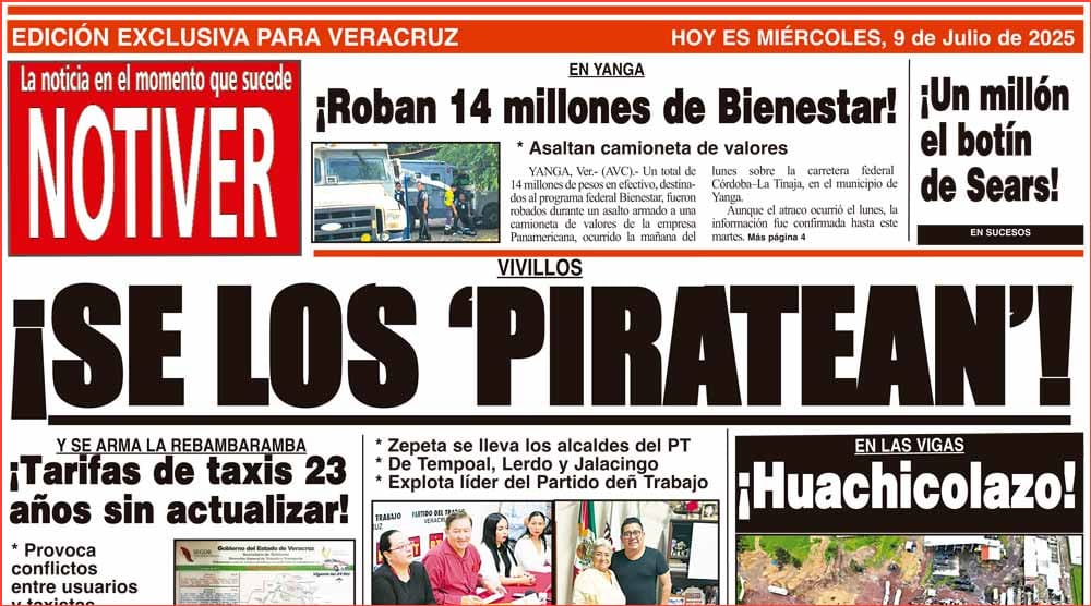 LA PORTADA - MIÉRCOLES 9 DE JULIO 2025