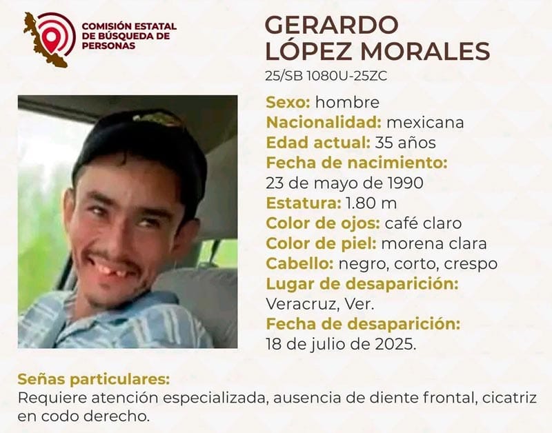 ¡DESAPARECE JOVEN QUE REQUIERE TRATAMIENTO MÉDICO ESPECIALIZADO!