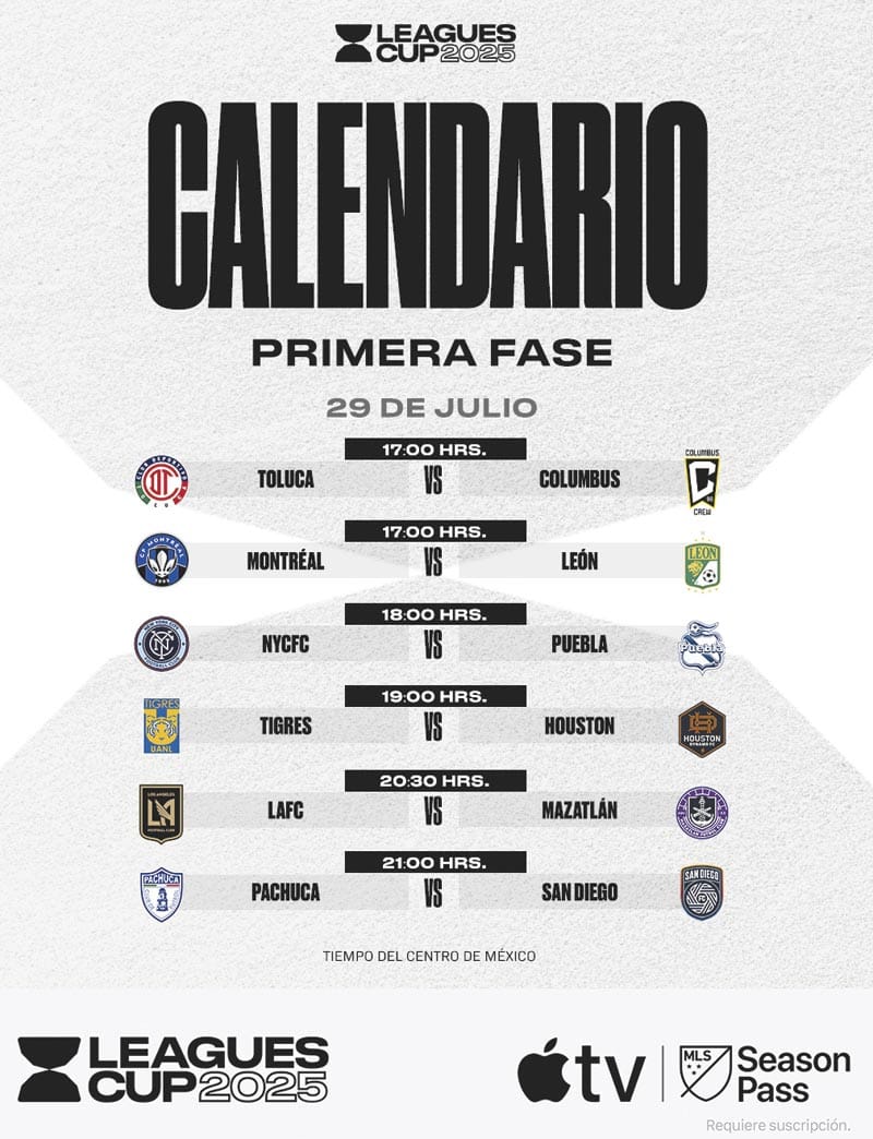 ¡TOLUCA, LEÓN, TIGRES Y TUZOS, ENTRAN EN ACCIÓN! - LEAGUES CUP