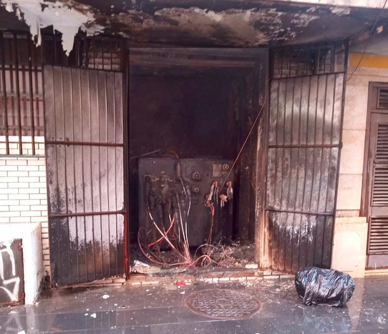 ¡“TRONÓ” TRANSFORMADOR EN EL CENTRO HISTÓRICO!