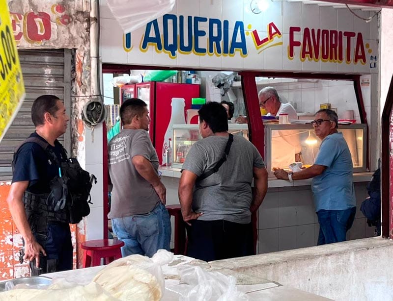 ¡PIERDE LA VIDA CUANDO DESAYUNABA EN EL MERCADO MALIBRÁN!
