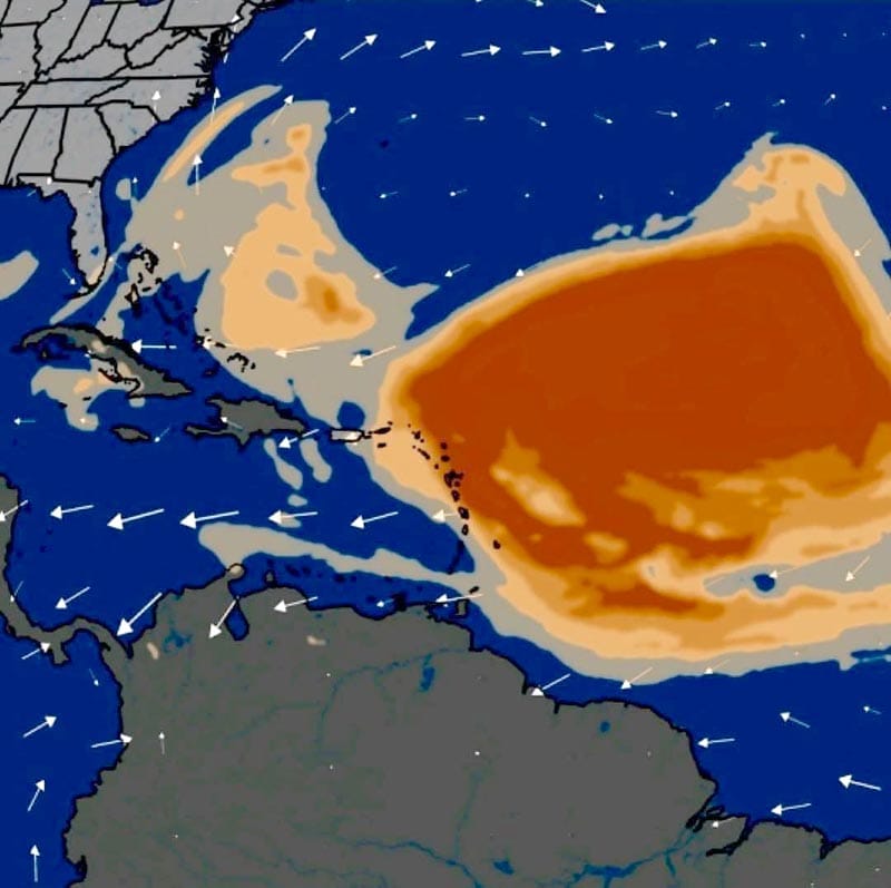 ¡VIENE EL POLVO DEL SAHARA!