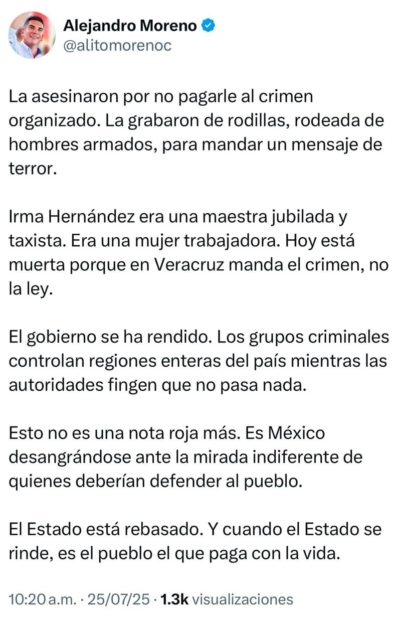¡“MENSAJE DE TERROR”! - *Muerte de la maestra