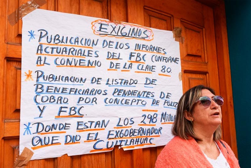 ¡MAESTROS JUBILADOS EXIGEN PAGOS!