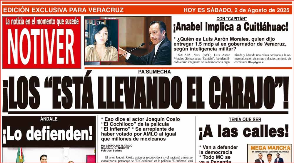 LA PORTADA - SÁBADO 2 DE AGOSTO 2025