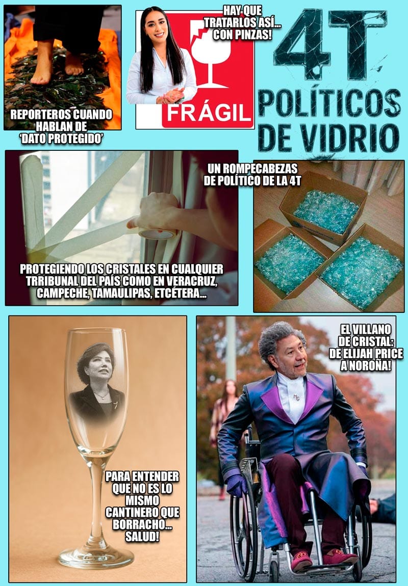 NOTI-MEME | - 4T POLÍTICOS DE VIDRIO