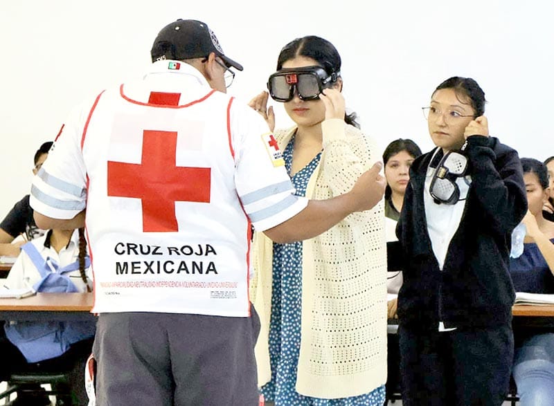 ¡CRUZ ROJA IMPARTE TALLERES PARA PREVENIR LESIONES Y ACCIDENTES!