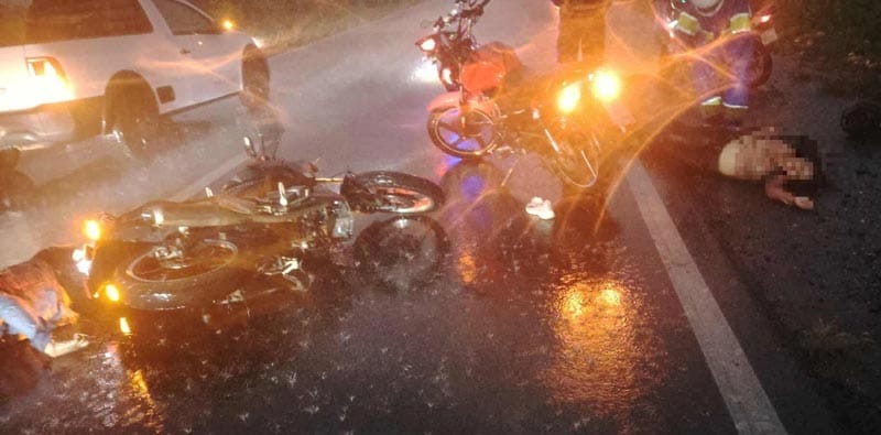 ¡TORMENTA MORTAL! - PROVOCO LA MUERTE DE UNA PAREJA DE MOTOCICLISTAS EN MINATITLAN