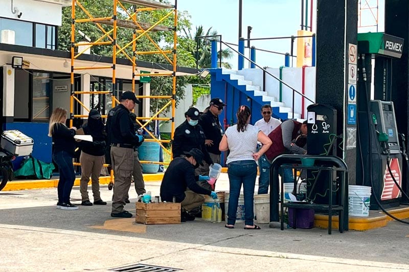 ¡FGR INSPECCIONA GASOLINERA EN COATZACOALCOS!