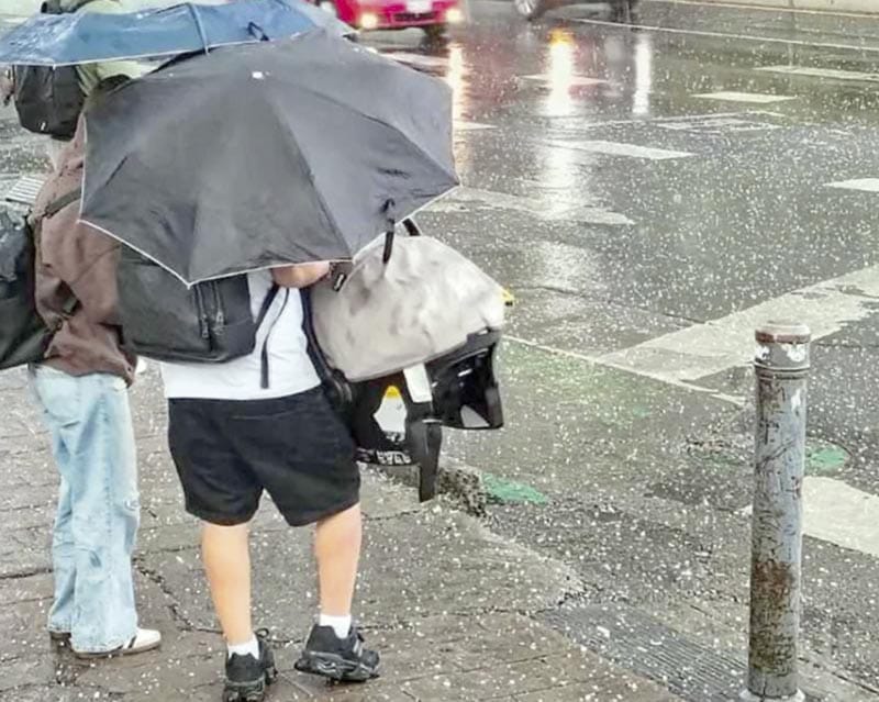 ¡CAE GRANIZO EN CDMX!