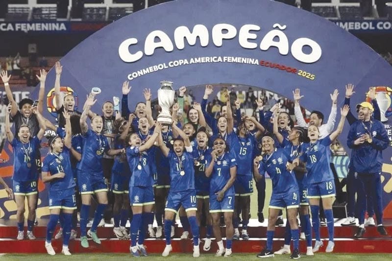 ES BRASIL CAMPEONA DE LA COPA AMÉRICA FEMENIL 2025