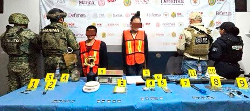 ¡TENÍAN UNA MÁQUINA PARA HACER BILLETES! - CUATRO NARKIKIRIS DETENIDOS EN CATEO EN CIUDAD MENDOZA