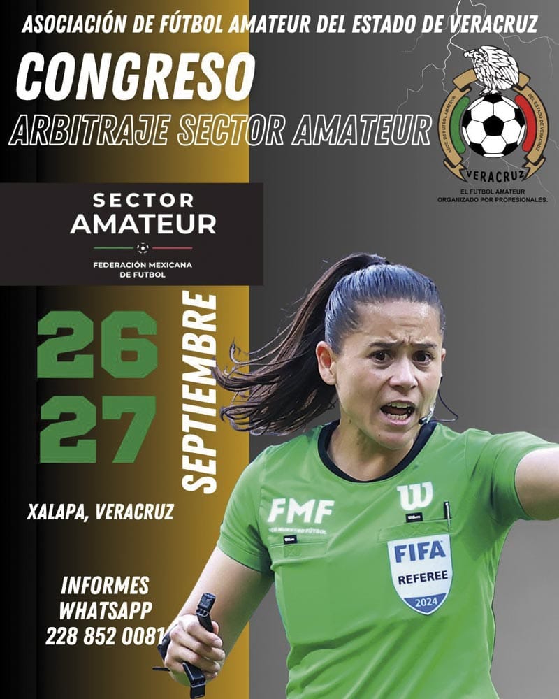 ¡INVITAN AL CONGRESO DE ARBITROS DEL SECTOR AMATEUR!