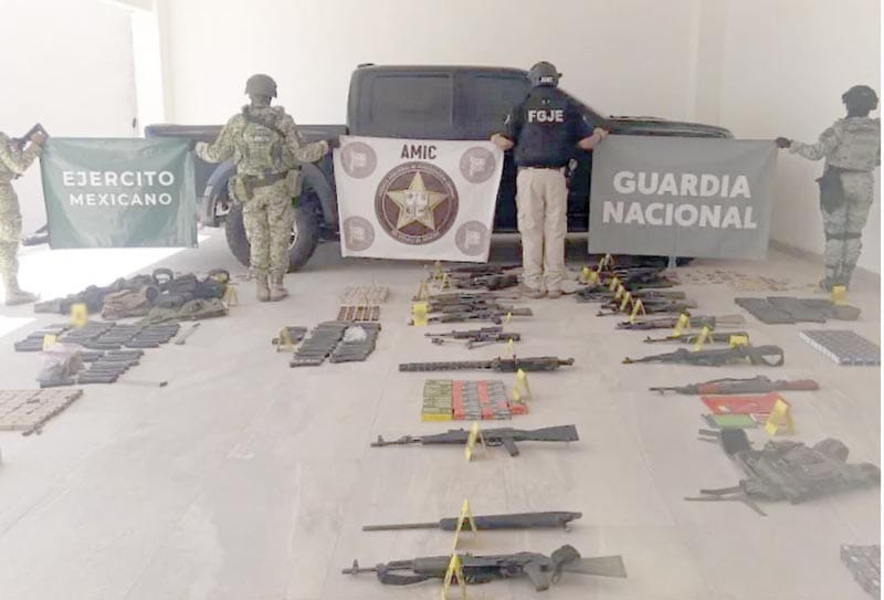 ¡ASEGURAN 7 MIL 500 CÁPSULAS PARA ARTEFACTOS EXPLOSIVOS DE FABRICACIÓN ARTESANAL, FUSILES Y DROGAS SINTÉTICAS!