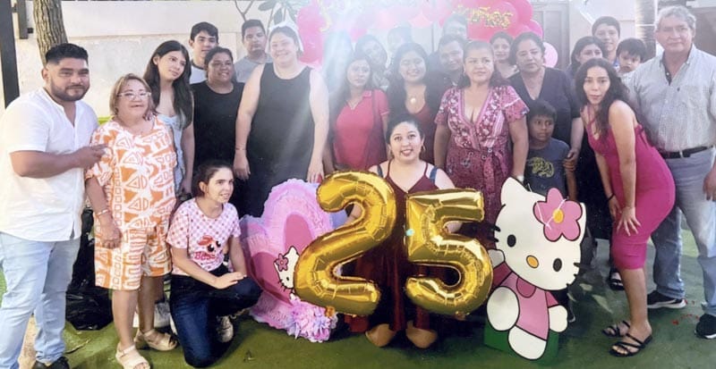 LA BELLA SUSANA CARRILLO MORALES, FESTEJÓ UN AÑO MÁS DE VIDA