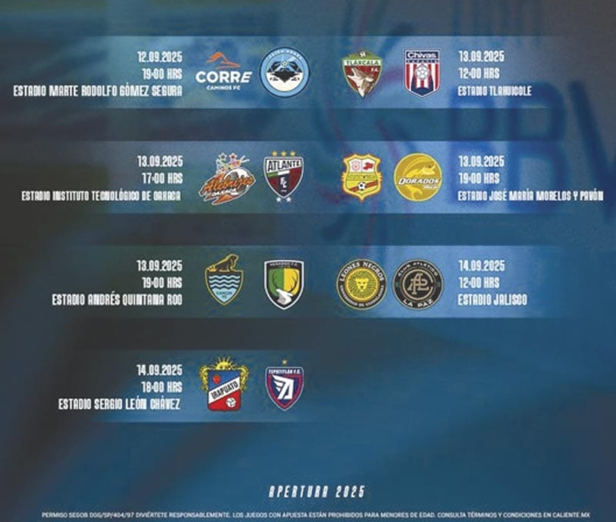 ¡CORRECAMINOS Y JAIBA BRAVA, ABREN JORNADA!