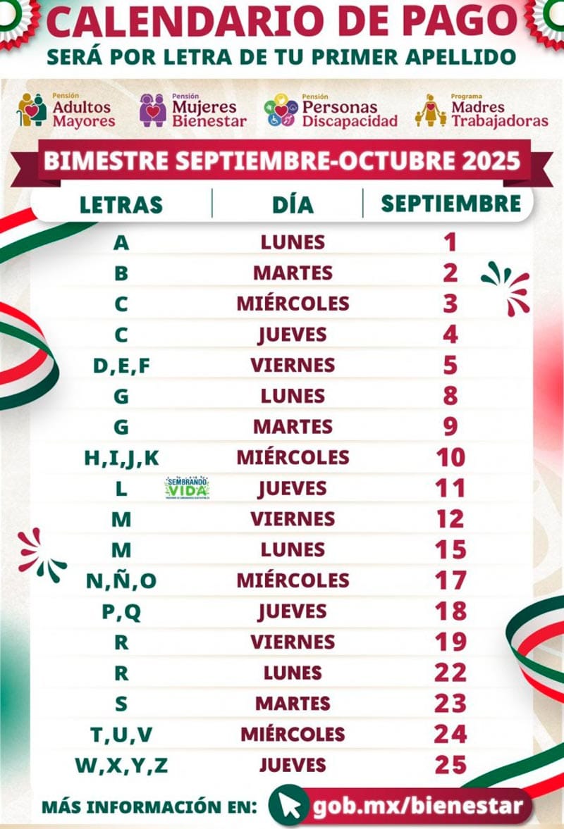 ¡YA TIENEN LISTO EL CALENDARIO!