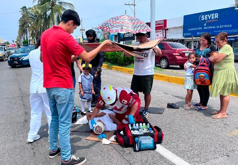 ¡ABUELITA ATROPELLADA EN LA AVENIDA MIGUEL ALEMÁN!