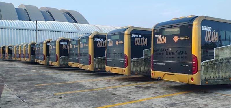 ¡LLEGAN DESDE CHINA 20 AUTOBUSES ULÚA!
