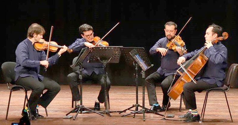 CUARTETO DE CUERDAS DE BELLAS ARTES EN EL CLAVIJERO