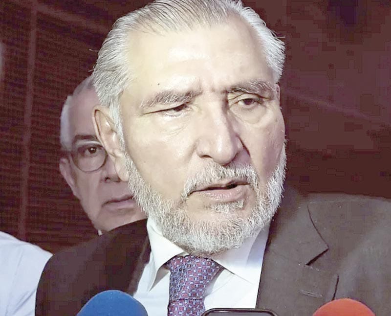 ¡PRESENTAN SOLICITUD DE JUICIO POLÍTICO CONTRA ADÁN AUGUSTO LÓPEZ!