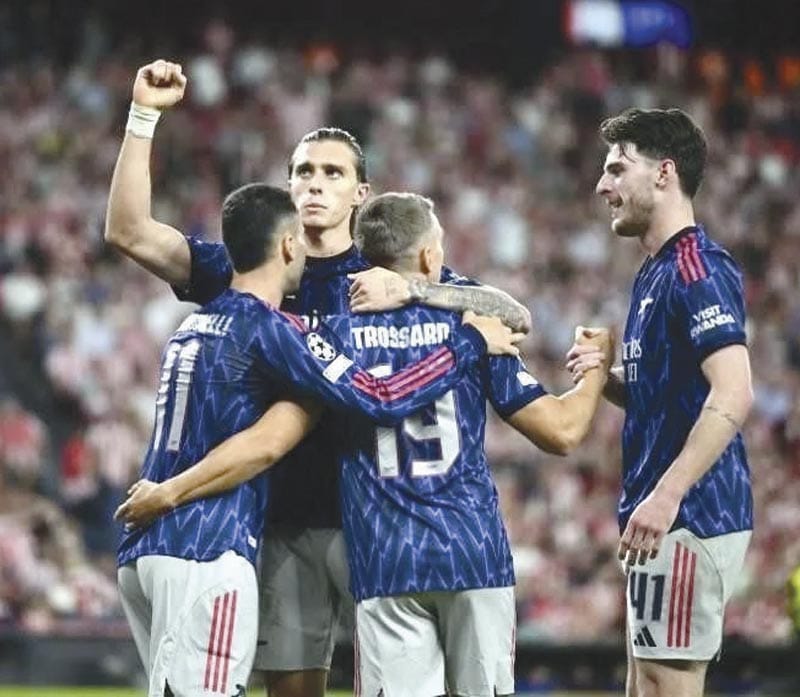 ¡AMARGA ARSENAL REGRESO DEL ATHLETIC EN LA CHAMPIONS!