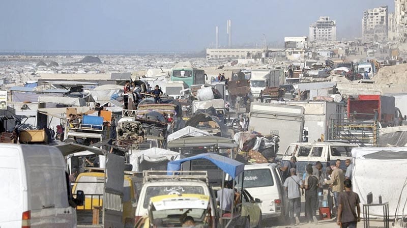 ¡DEJAN CIUDAD DE GAZA 250 MIL PALESTINOS TRAS LOS ATAQUES!