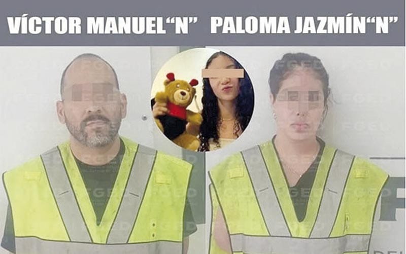 ¡DETIENEN A MADRE Y PADRASTRO DE PALOMA NICOLE!