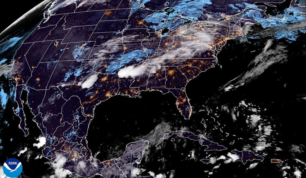 ¡SE ACERCA UNA LÍNEA FRONTAL AL GOLFO DE MÉXICO! - *SIGUE NUBLADO CON LLUVIAS Y "NORTECITO"