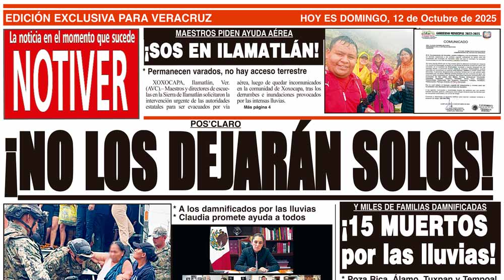LA PORTADA - DOMINGO 12 DE OCTUBRE 2025