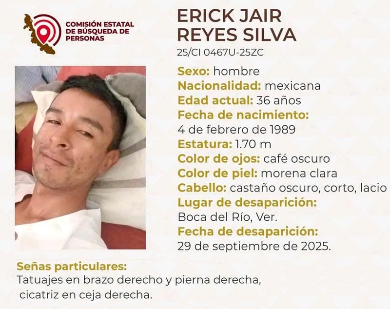 ¡DESAPARECIÓ ERICK JAIR!