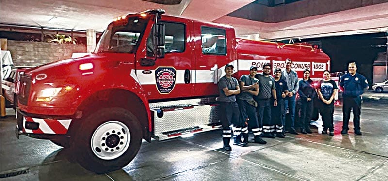 POR FIN LLEGÓ A LA ESTACIÓN DE BOMBEROS CONURBADOS...