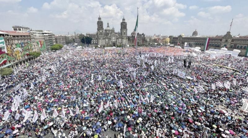 ¡CASA LLENA EN EL ZÓCALO! -EN EL SHEIBAUM FEST