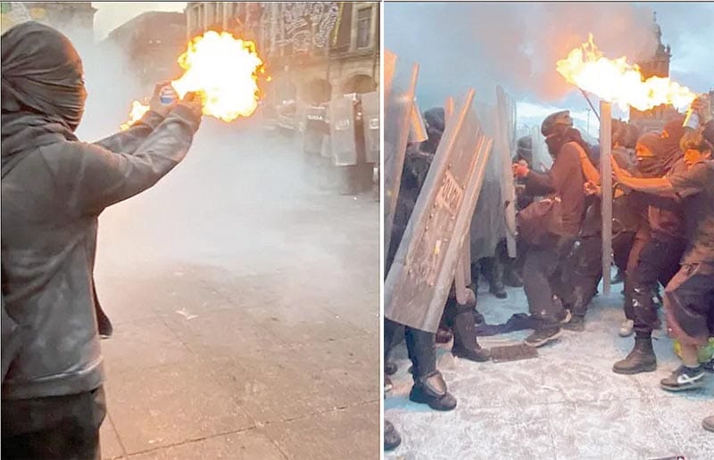 ¡SAQUEOS E INCENDIOS EN LA MARCHA PARA CONMEMORAR LA MATANZA DEL 2 DE OCTUBRE!