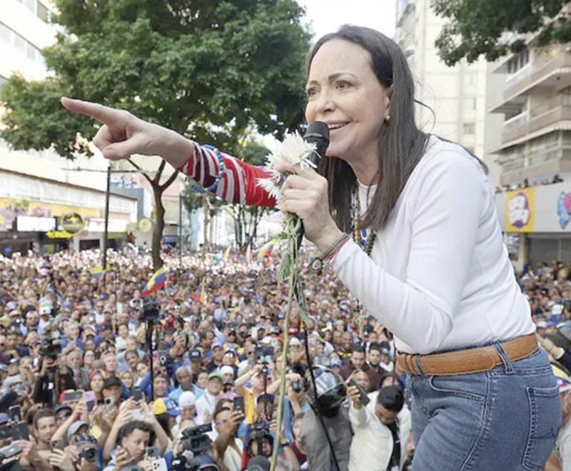 ¡PODRÉ RECOGER EL NOBEL DE LA PAZ EN OSLO SI MADURO DEJA EL PODER!