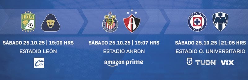 ¡CRUZ AZUL RECIBE A RAYADOS EN LA JORNADA SABATINA!