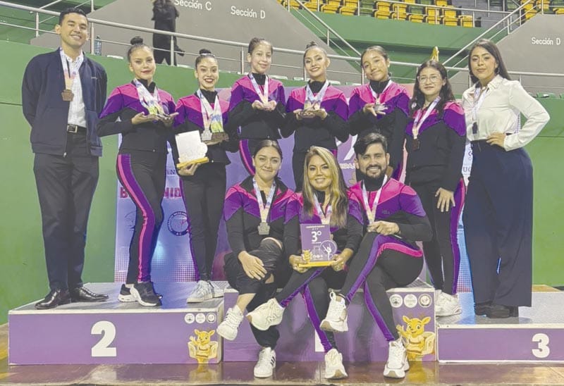 ¡GIMNASTAS BRILLAN EN EL NACIONAL DE RÍTMICA!