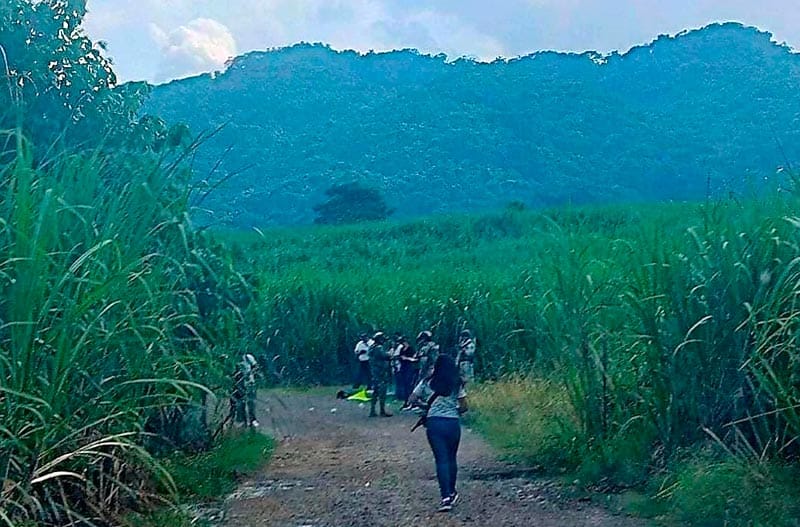 ¡JORNALEROS HALLAN A HOMBRE SIN VIDA, GOLPEADO, ESPOSADO!