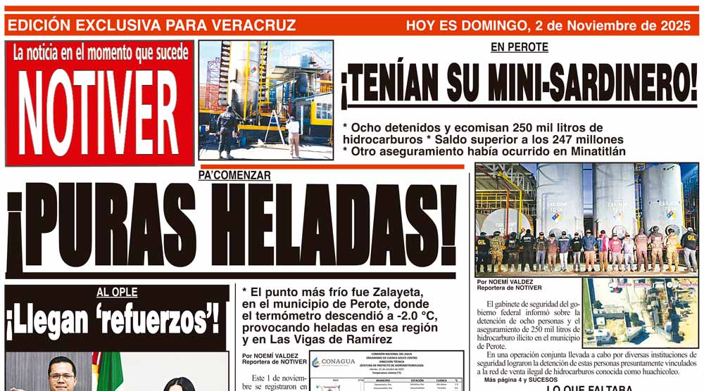 LA PORTADA - DOMINGO 2 DE NOVIEMBRE 2025