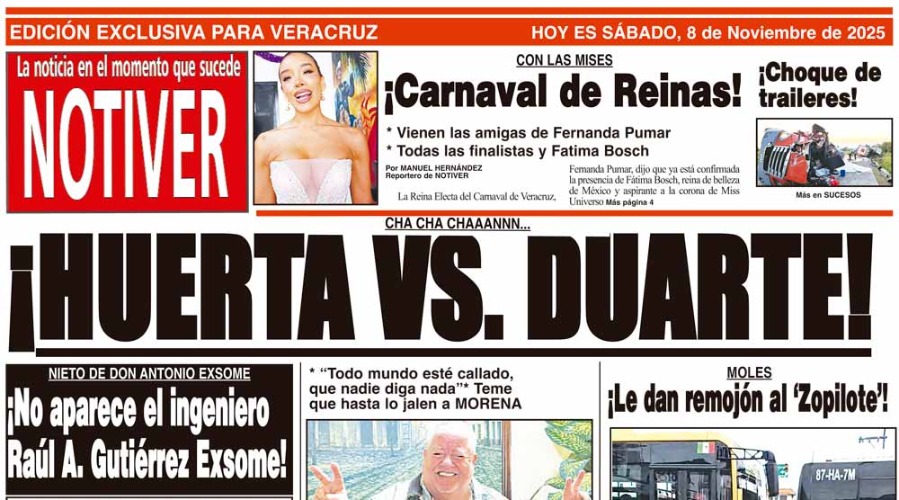 LA PORTADA - SÁBADO 8 DE NOVIEMBRE 2025