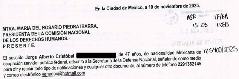 ¡INVESTIGA CNDH A MILITARES POR ABUSO DE PODER!