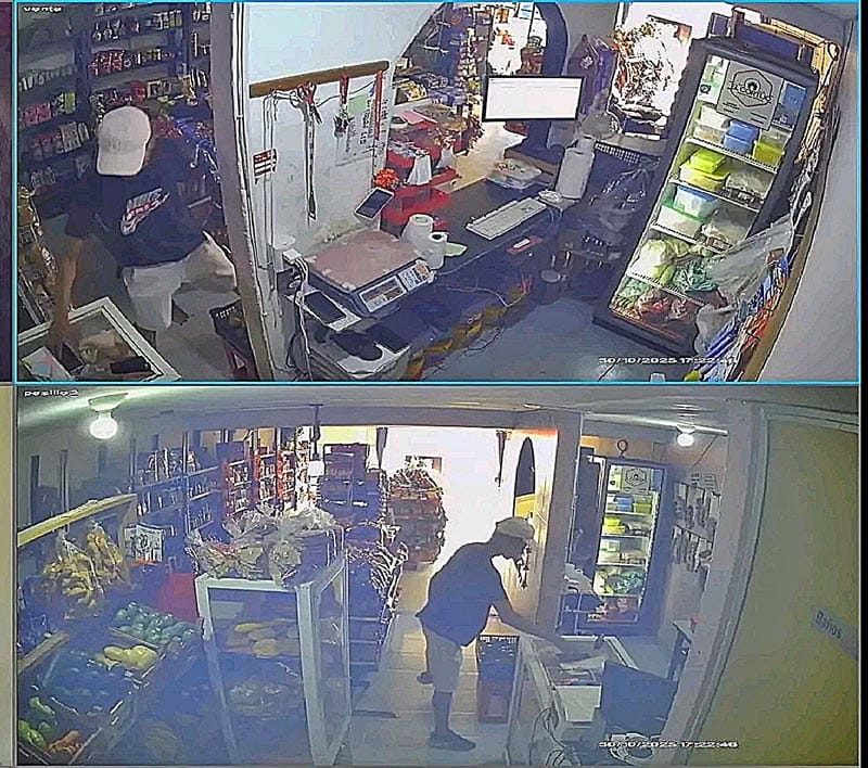 ¡RATEROS ATRACAN TIENDA “GELY” Y ESCAPAN EN MOTO!