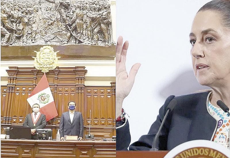¡PERÚ DECLARA PERSONA NON GRATA A SHEINBAUM! - POR SU "INACEPTABLE INJERENCIA EN ASUNTOS INTERNOS"