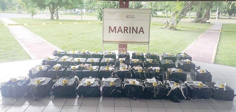 ¡SEMAR DECOMISA 2.5 TONELADAS DE COCAÍNA!