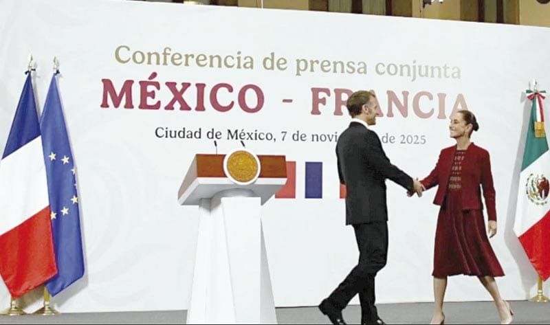 ¡“LA LUCHA CONTRA EL NARCO NOS UNE A TODOS” ! - DICE MACRON EN SU REUNIÓN CON SHEINBAUM