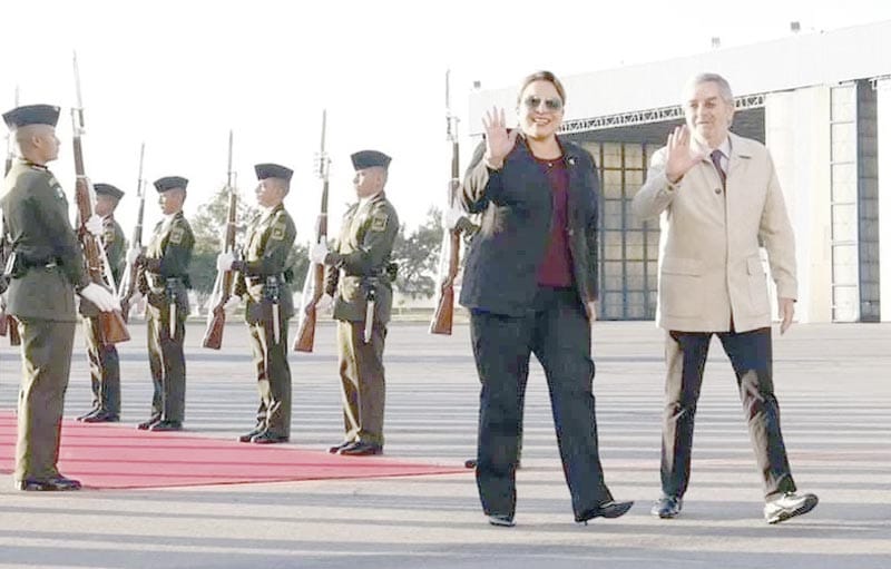 ¡LLEGA PRESIDENTA DE HONDURAS A CDMX PARA REUNIÓN CON CSP!
