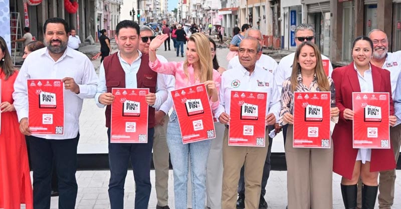 ¡PATY ECHA ANDAR EL BUEN FIN! - *Y anuncia la reapertura de la avenida Independencia