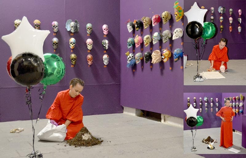 INSTALAN “LA CERTEZA DE LA MUERTE "TZOMPANTLI 2025”